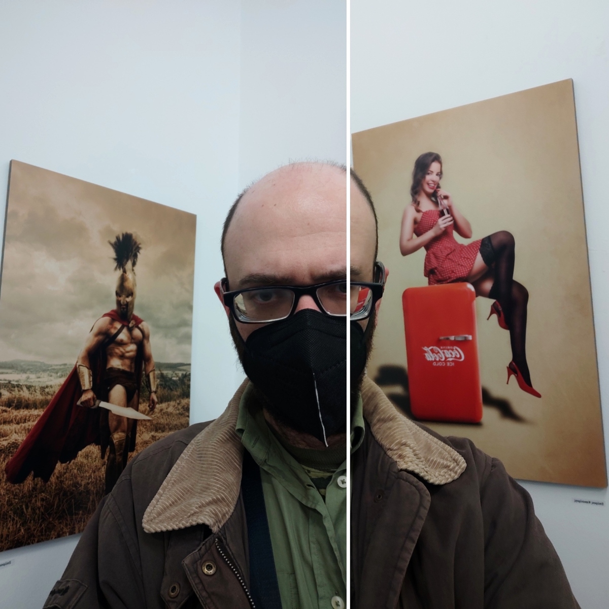 Two photos of mine in the EFE.com.gr 'New & Old Members' exhibition (03/2022): Me and the Photos